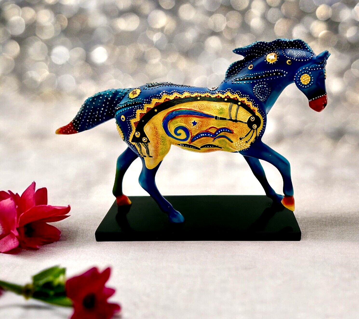 THE TRAIL of PAINTED PONIES Retired KOKOPELLI PONY HORSE 1508 Statue 2005 FIGURE