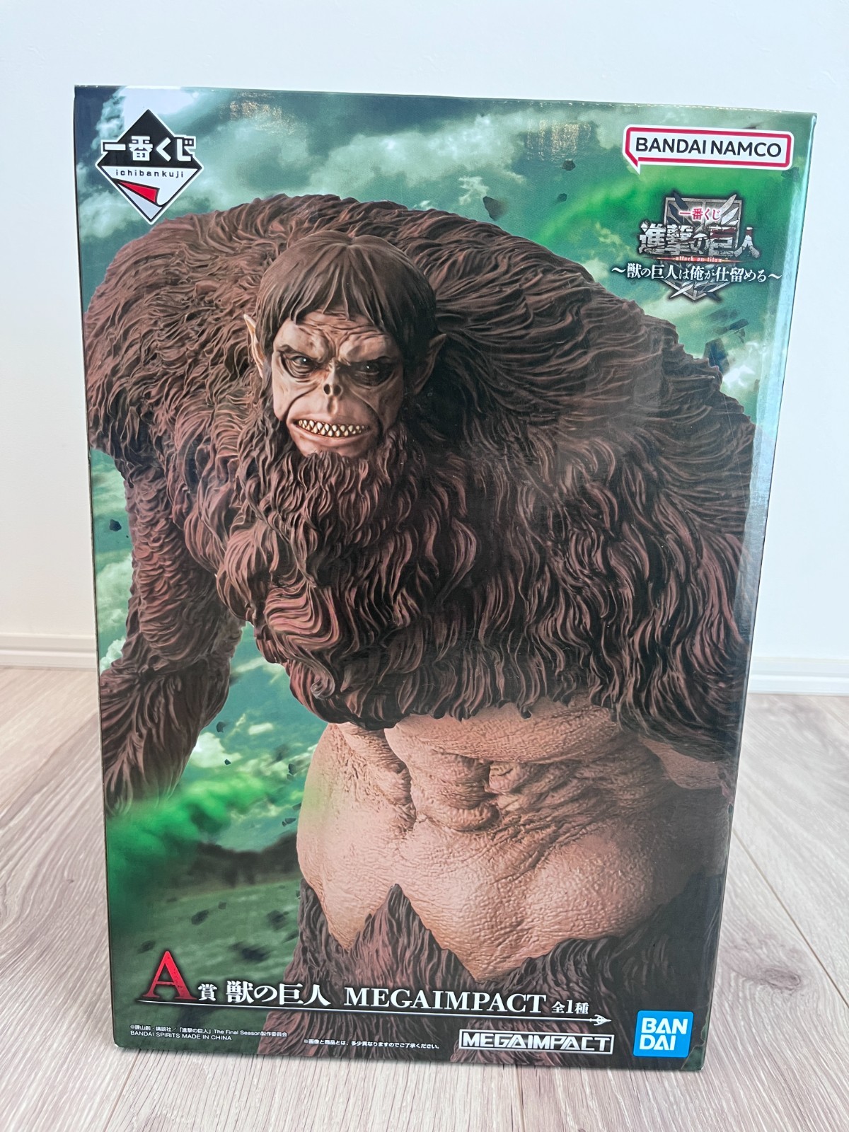 Ichiban kuji Attack on Titan Beast Titan Prize A MEGAIMPACT Figure BANDAI JAPAN