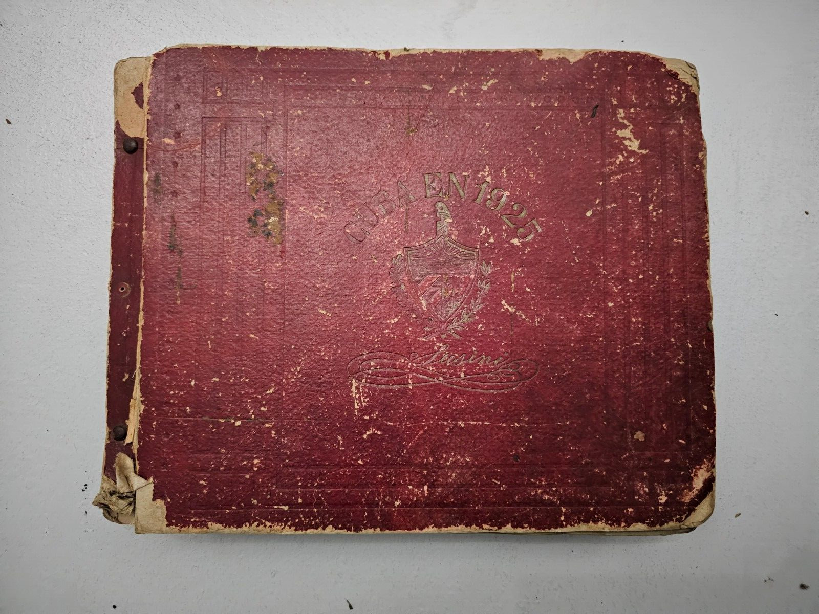 ALBUM Book Cuba Cuban 1925 1649 PHOTOS HENRY CLAY SUSINI CUBA EN 1925 COMPLETE