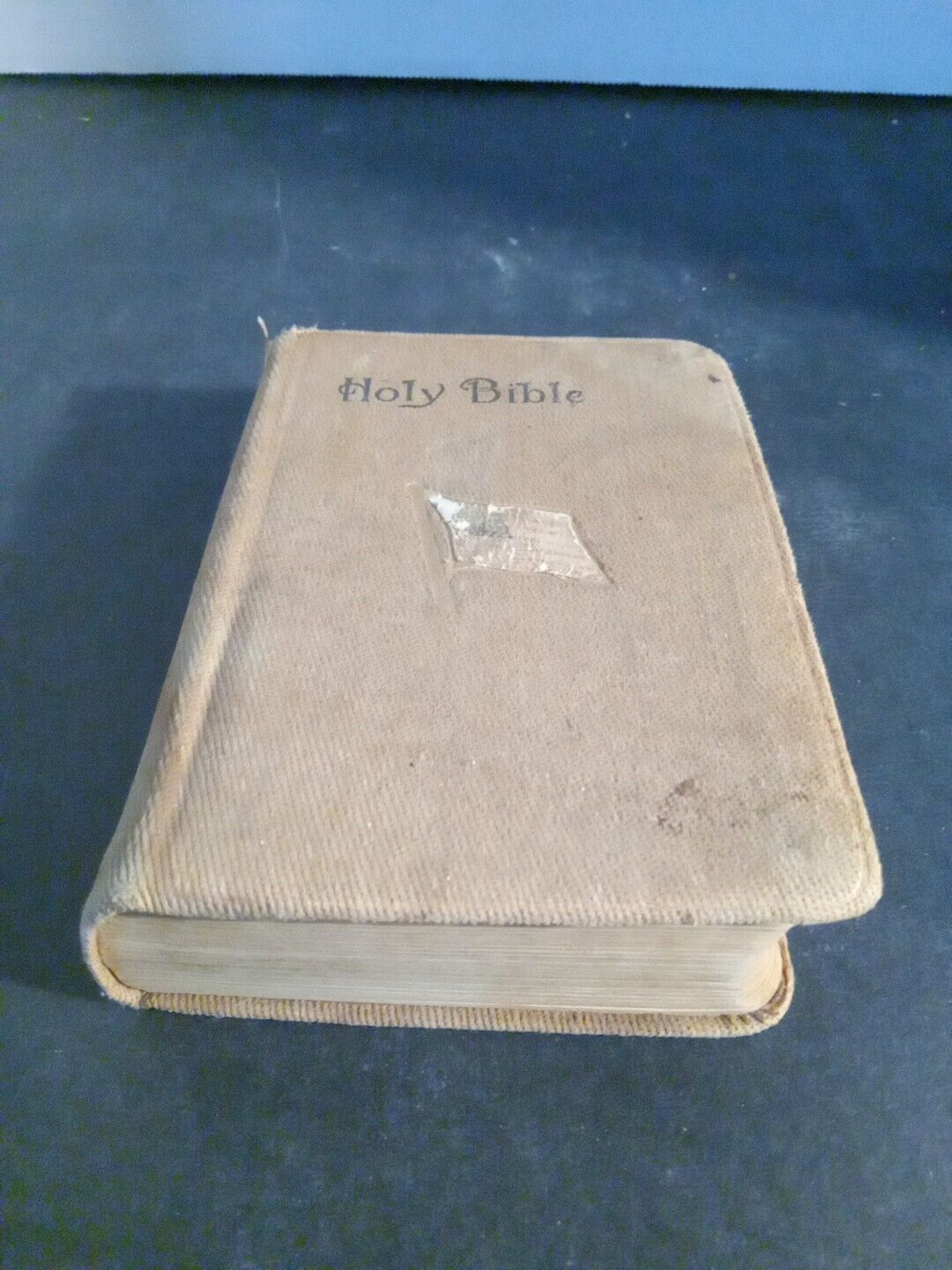 Early 1900's  Holy Bible Softcover Nelson military Pocket Size Holy Bible 