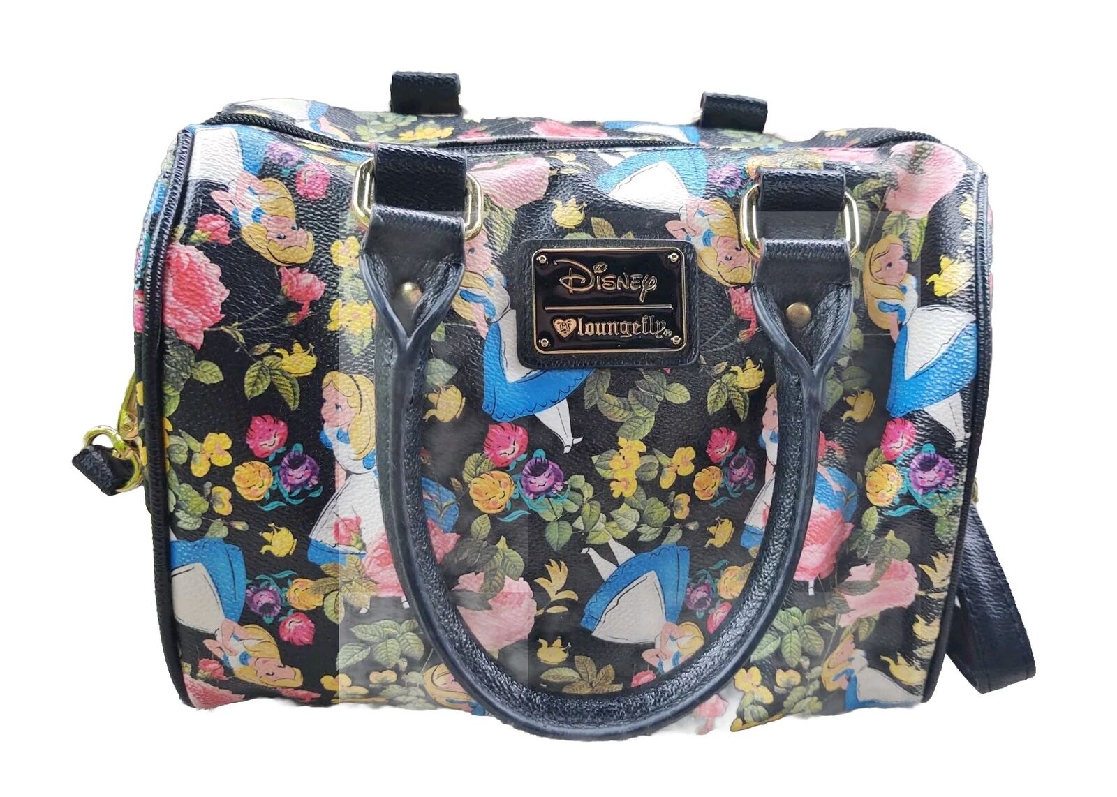 RARE Loungefly Disney Alice In Wonderland Purse Handbag/ Retired Print