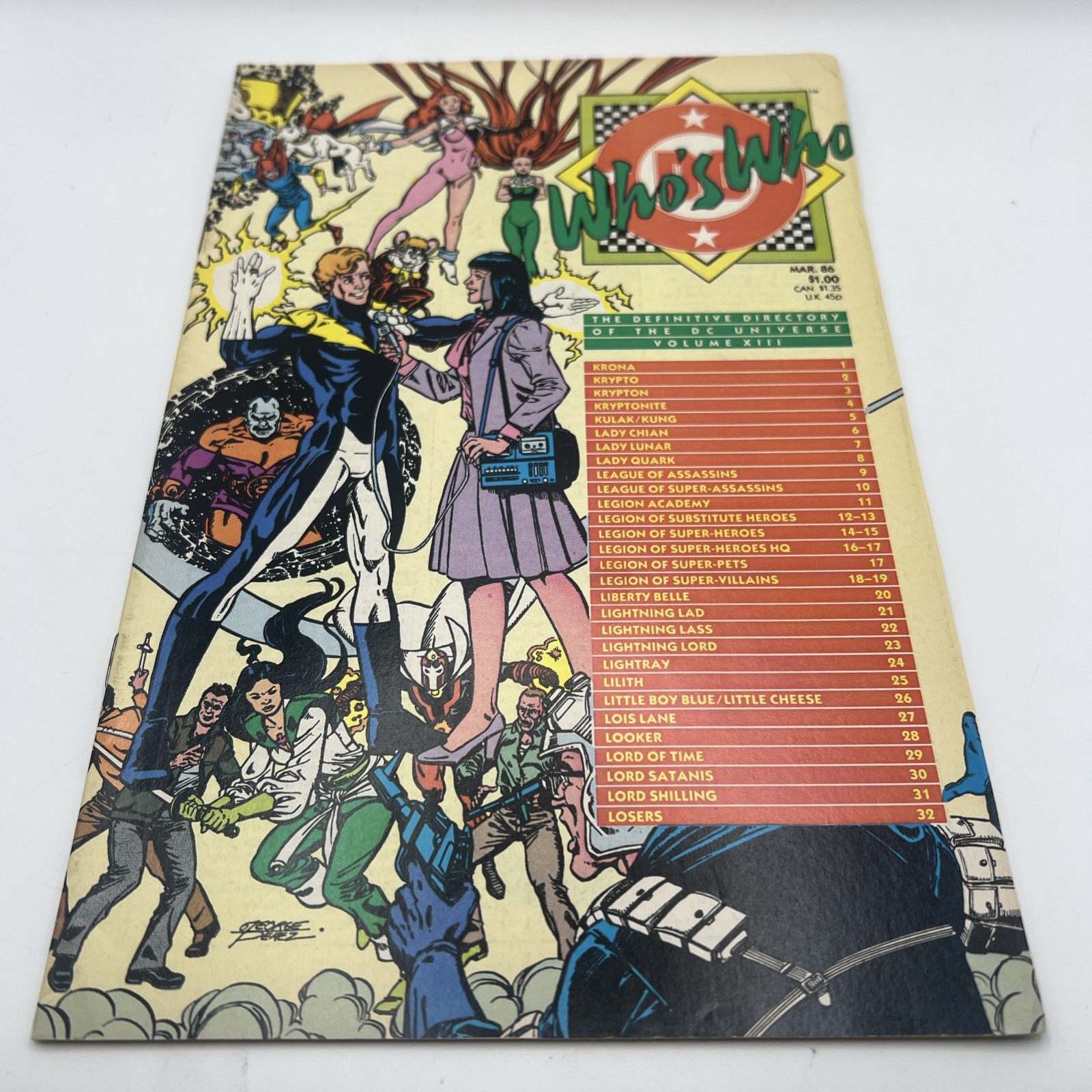 Who\'s Who: The Definitive Directory of the DC Universe #13 (DC Comics March...