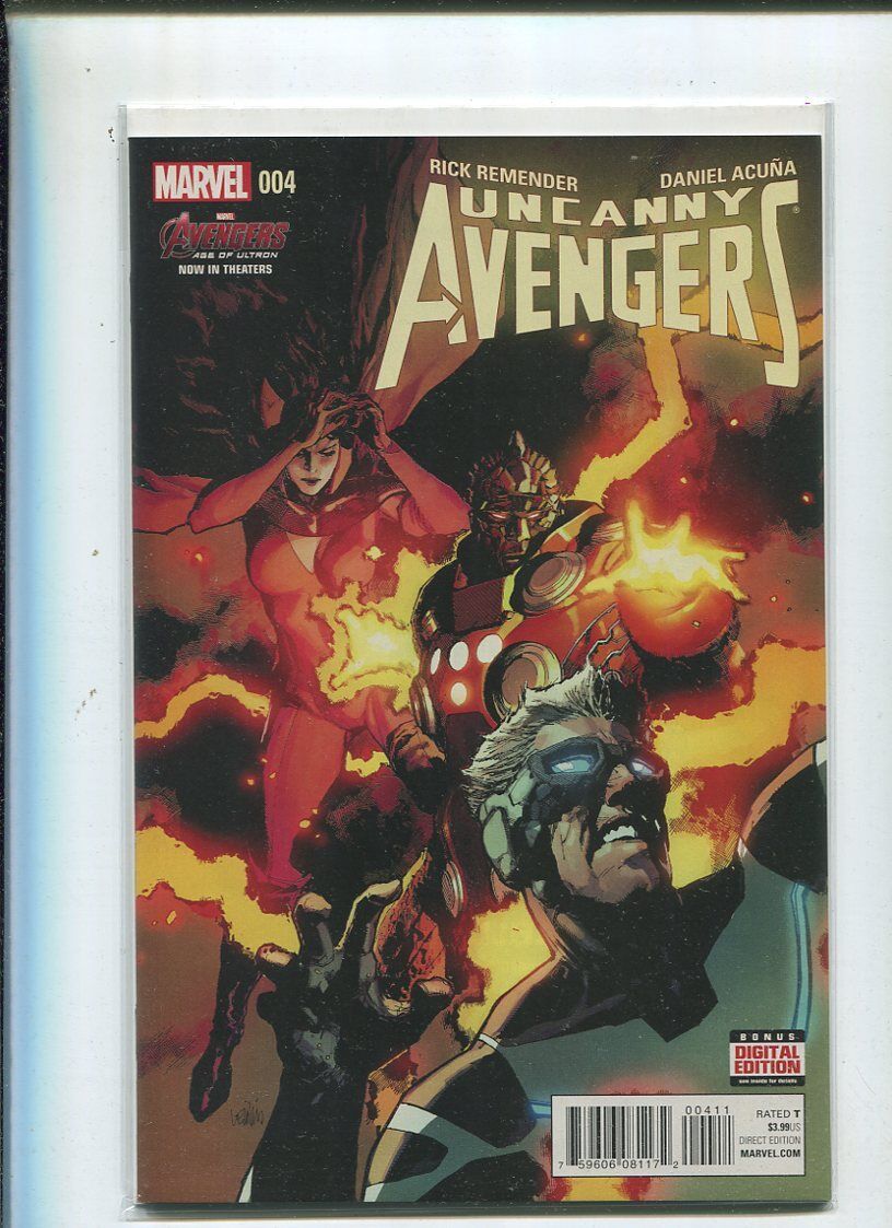 Uncanny Avengers #4 Marvel    Remender  Acuna  Near Mint Unread  MD5