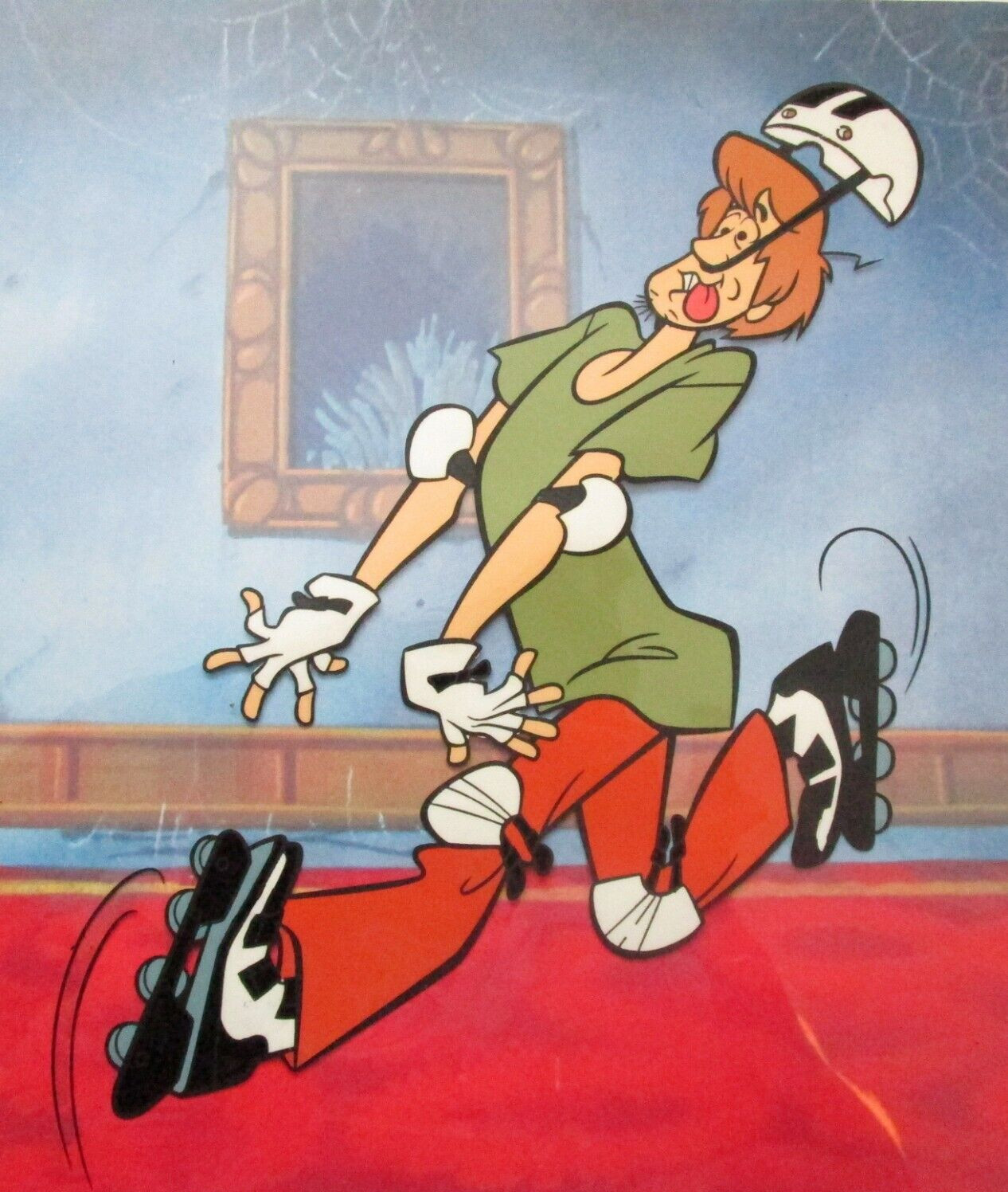 SCOOBY DOO Rollerblades HANNA-BARBERA 1980s ORIGINAL PUBLICITY COLOR MODEL CEL SCOOBY DOO Rollerblades HANNA-BARBERA 1980s ORIGINAL PUBLICITY COLOR MODEL CEL