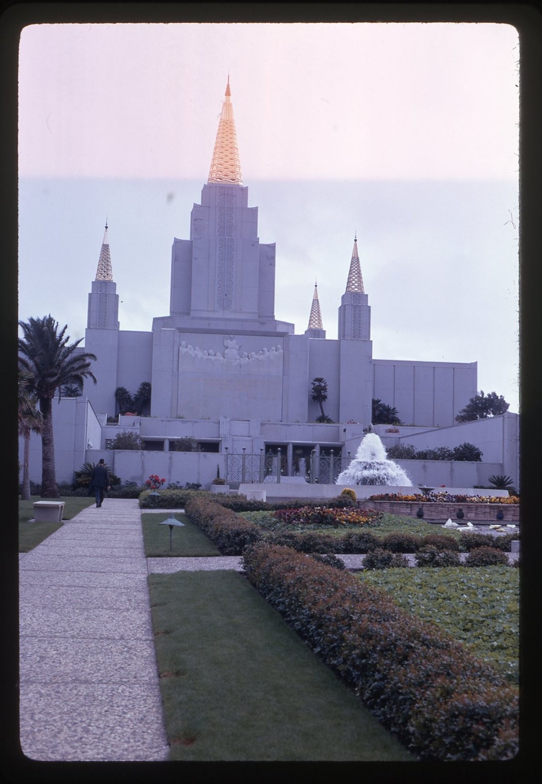 sl45 Slide 1960\'s Oakland Temple LDS Church Architecture 521a sl45 Slide 1960\'s Oakland Temple LDS Church Architecture 521a
