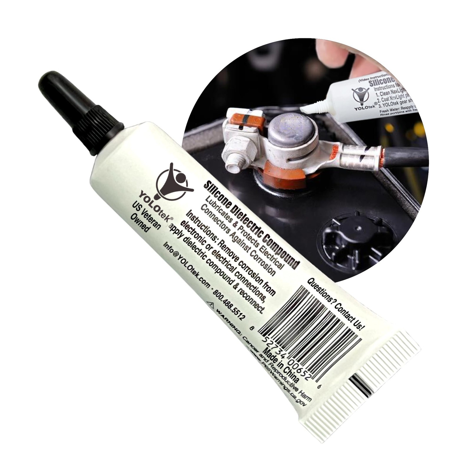 Veteran Owned Silicone Dielectric Grease 10g Automotive/Marine Grease and S... Veteran Owned Silicone Dielectric Grease 10g Automotive/Marine Grease and S...