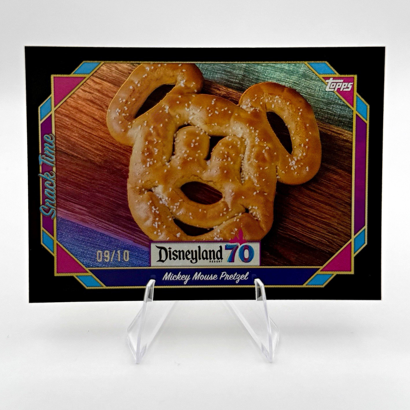 2025 Topps Disneyland 70 Mickey Mouse Pretzel #113 Serial Numbered 09/10