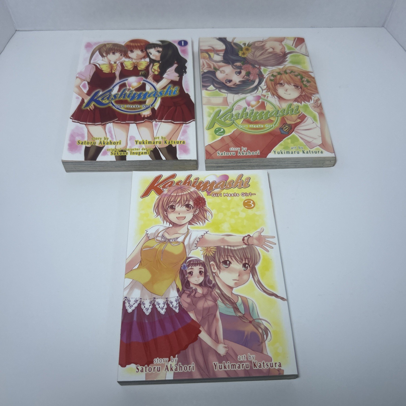 Kashimashi Girl Meets Girl 1-3 English Manga VG OOP