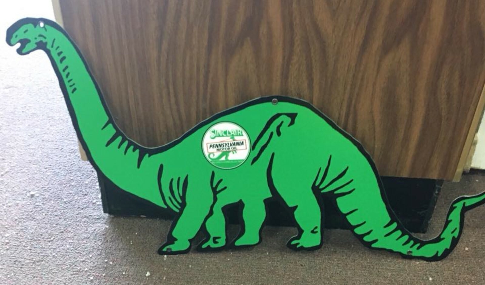 Sinclair Dinosaur Motor Oil Gas Metal Heavy Steel Sign Extra Large Dino 35\
