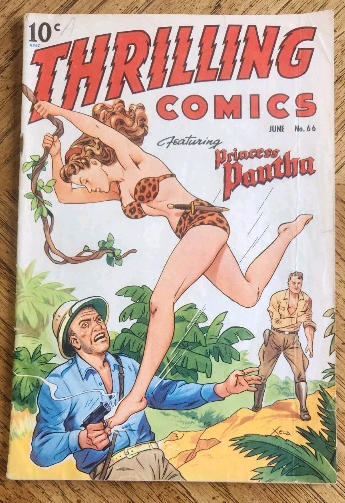 Thrilling Comics # 66 (VG 4.0) 1948. GGA Alex Schomburg cover.