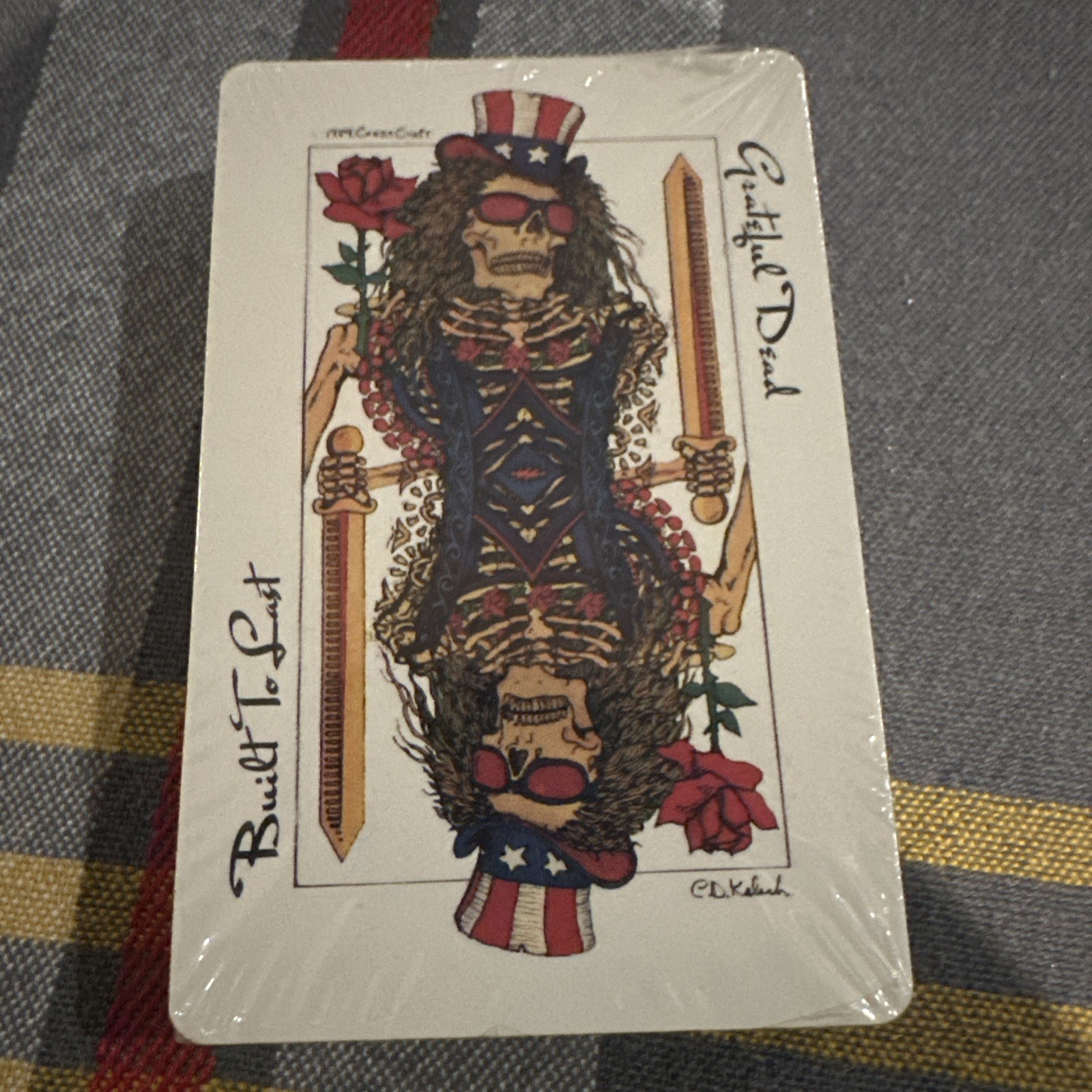 VTG 1989 GRATEFUL DEAD ''BUILT TO LAST'' PLAYING CARD SET 1 SEALED DECK MINT