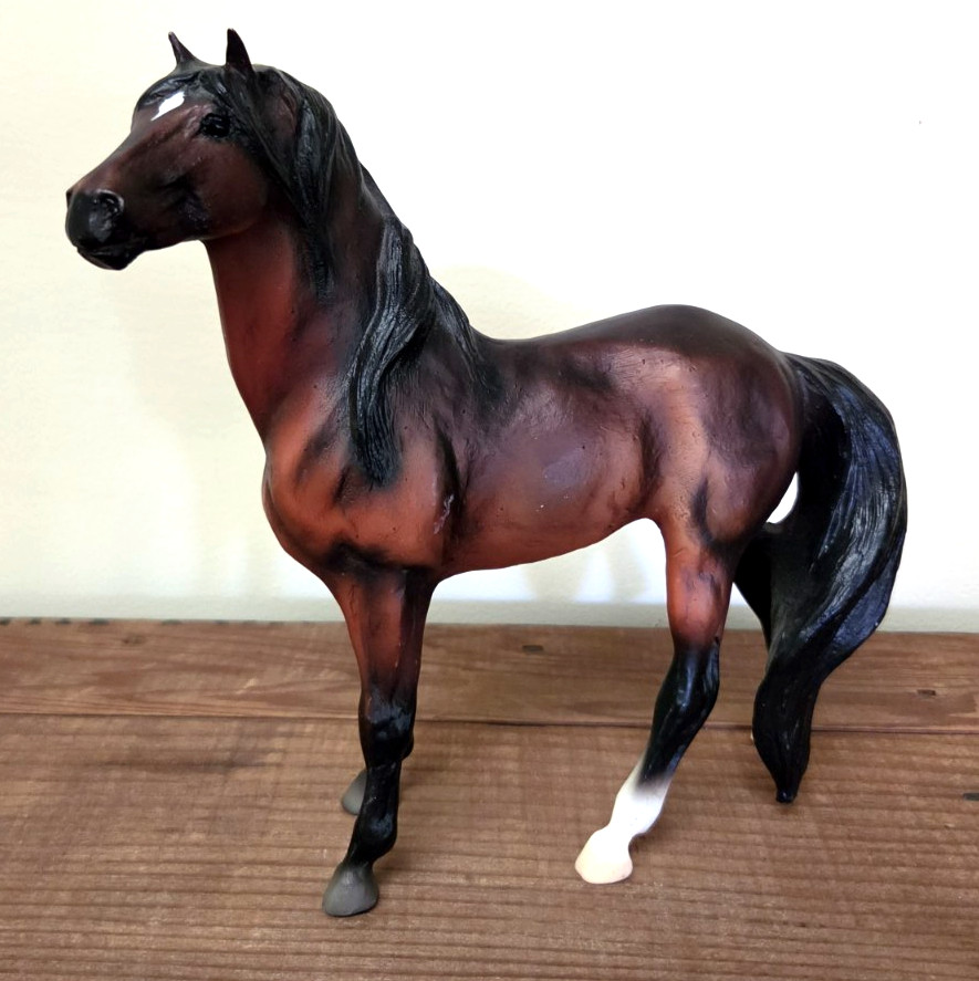 Vintage Breyer Reeves Shaman Yuma Blood Bay Mesteno Mustang 7 in Model Horse Vintage Breyer Reeves Shaman Yuma Blood Bay Mesteno Mustang 7 in Model Horse