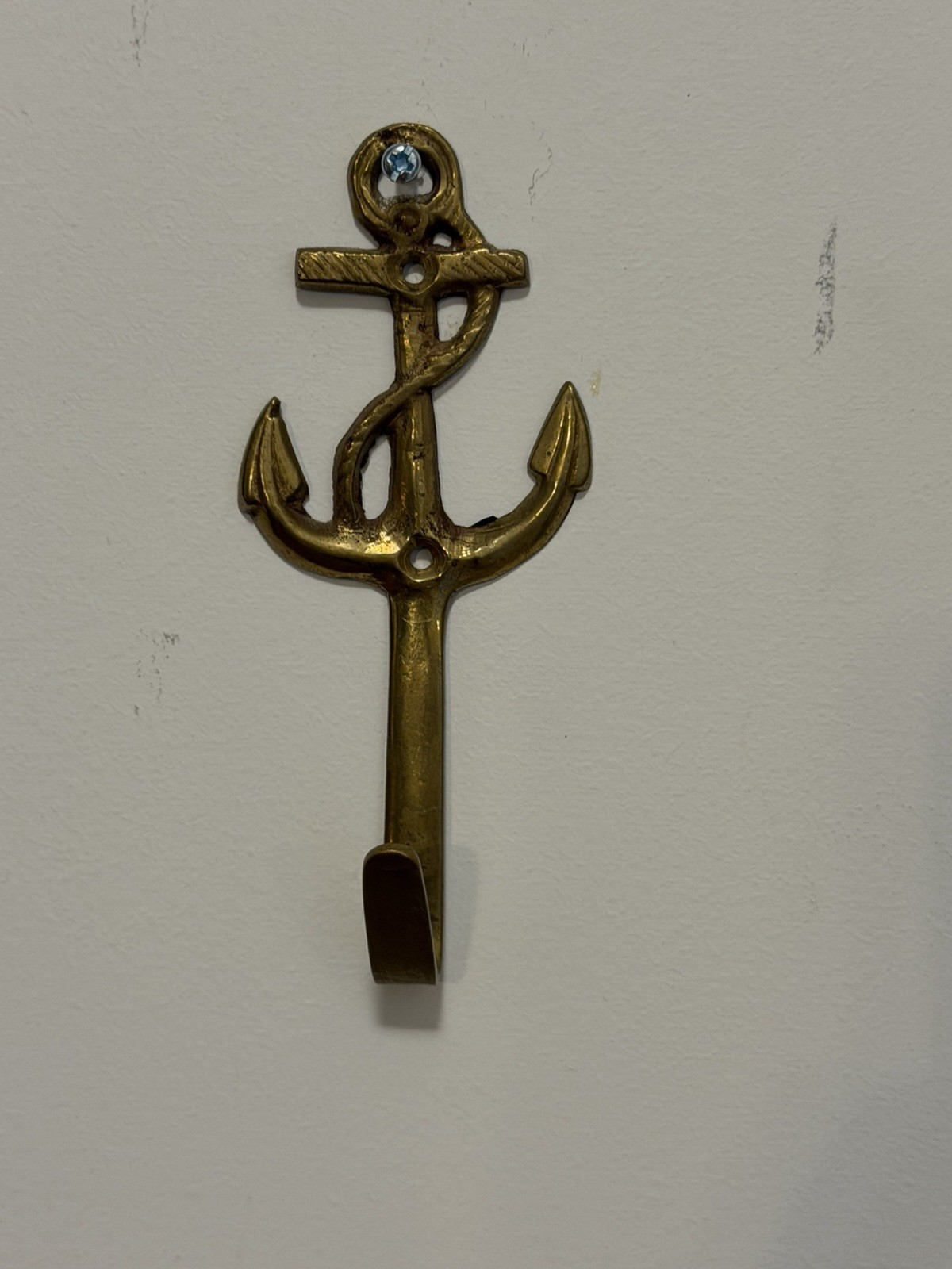 Nautical Brass Anchor Coat Hook