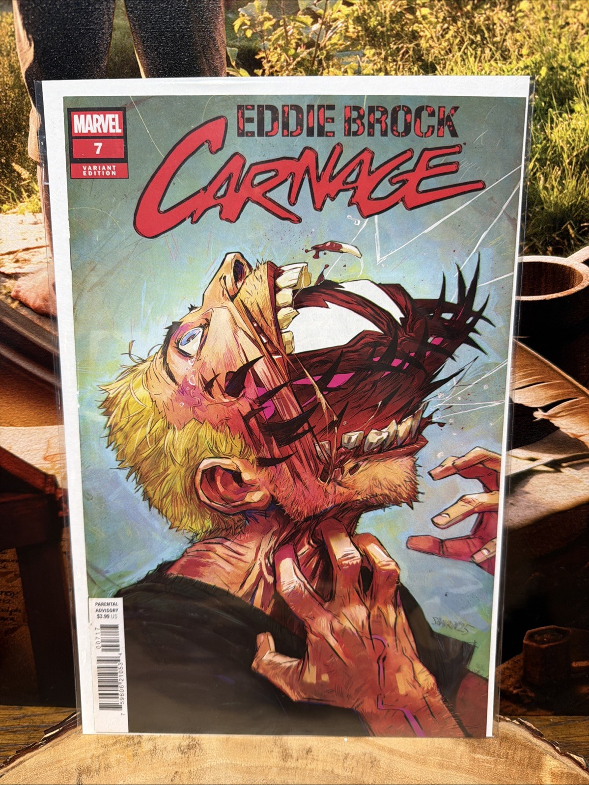 EDDIE BROCK CARNAGE #7 1:25 SHAVRIN VARIANT MARVEL COMICS 2025