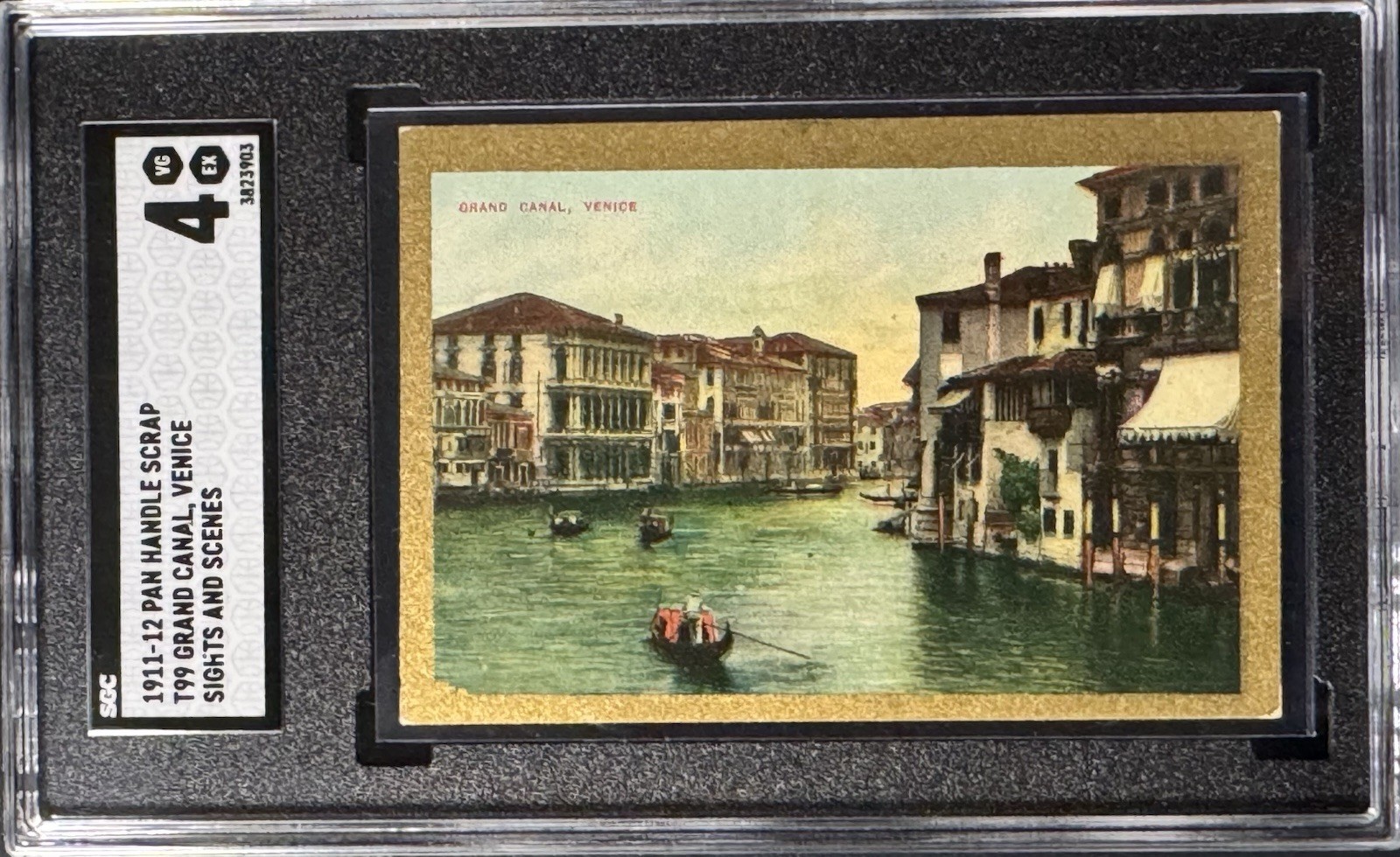 1911-12 T99 Sights & Scenes - SGC 4 Pan Handle - Grand Canal in Venice Italy