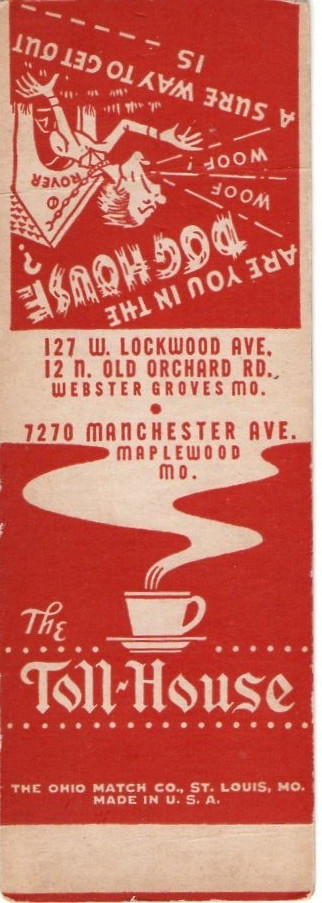 Toll House-Maplewood-Webster Groves-Missouri-Mo-Salesman Sample