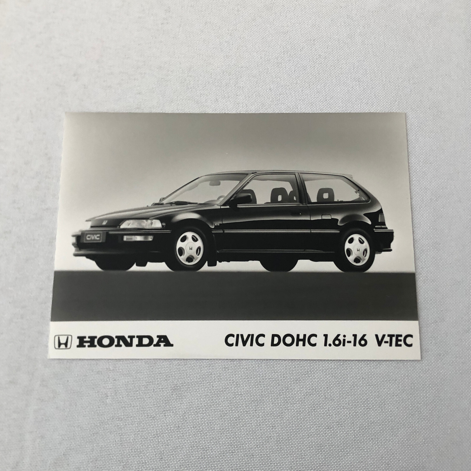 Honda Civic DOHC VTEC Car Factory Press Photo Photograph Print