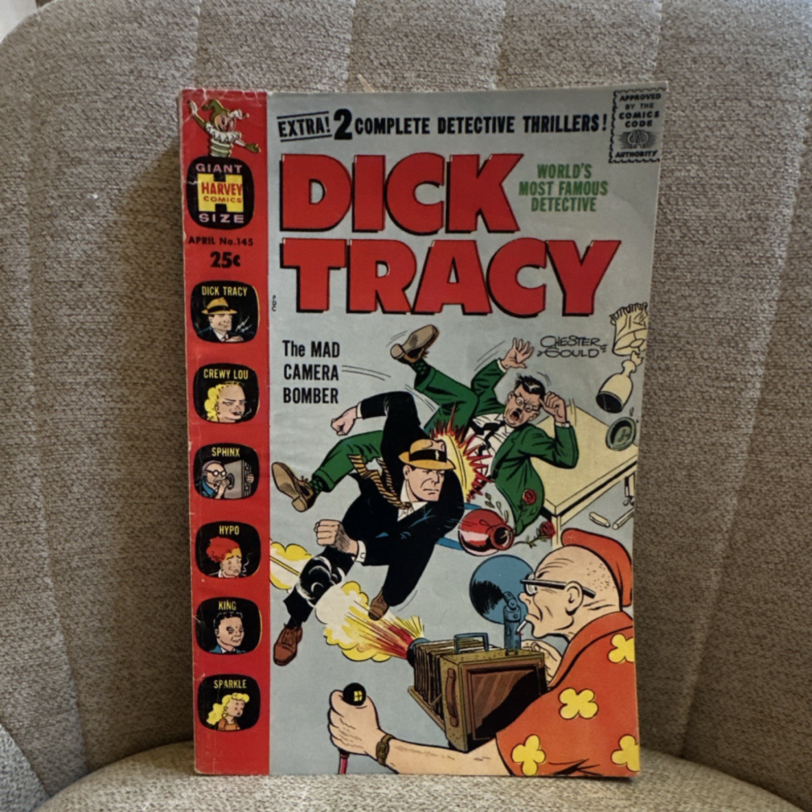 Harvey Comics Dick Tracy #145 (1961) Silver Age Chester Gould Detective Mystery