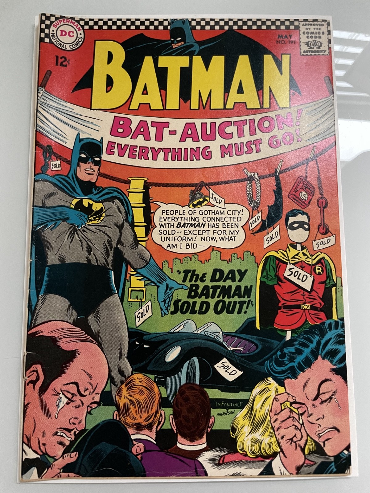 Batman #191 DC Comics May 1967 silver age