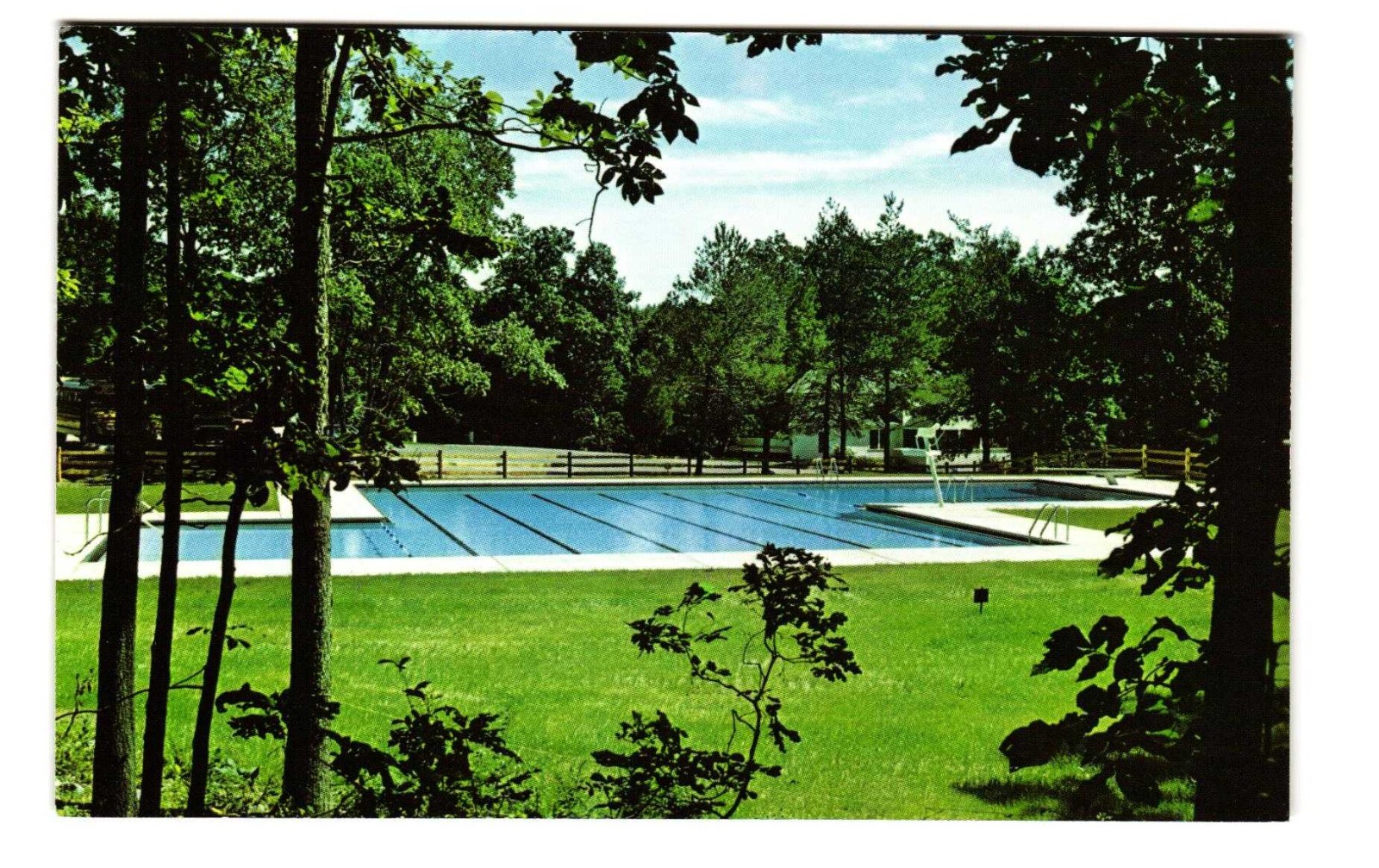 Central NJ YMCA Camps Blairstown New Jersey vintage postcard unposted