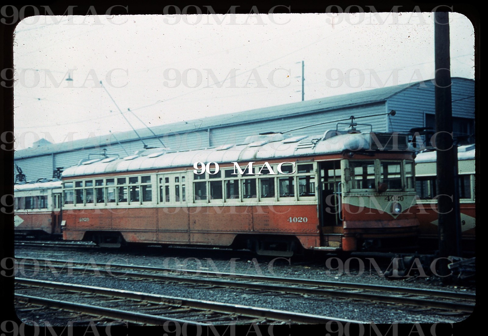 PORTLAND TRACTION Co. Portland (OR). 4 Duplicate Slides 1970.