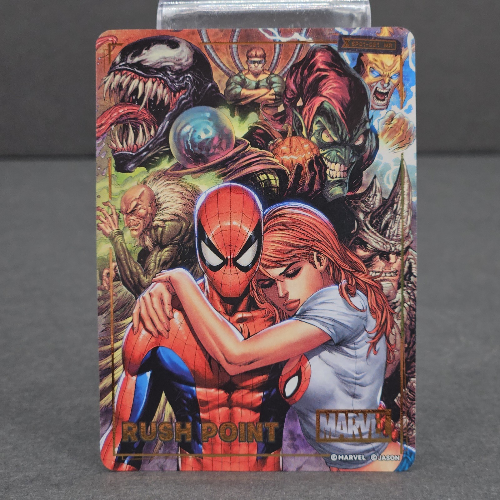 Marvel Hero Rush Spider-Man Mary Jane MR SP01-081 Gold Foil Rush Point