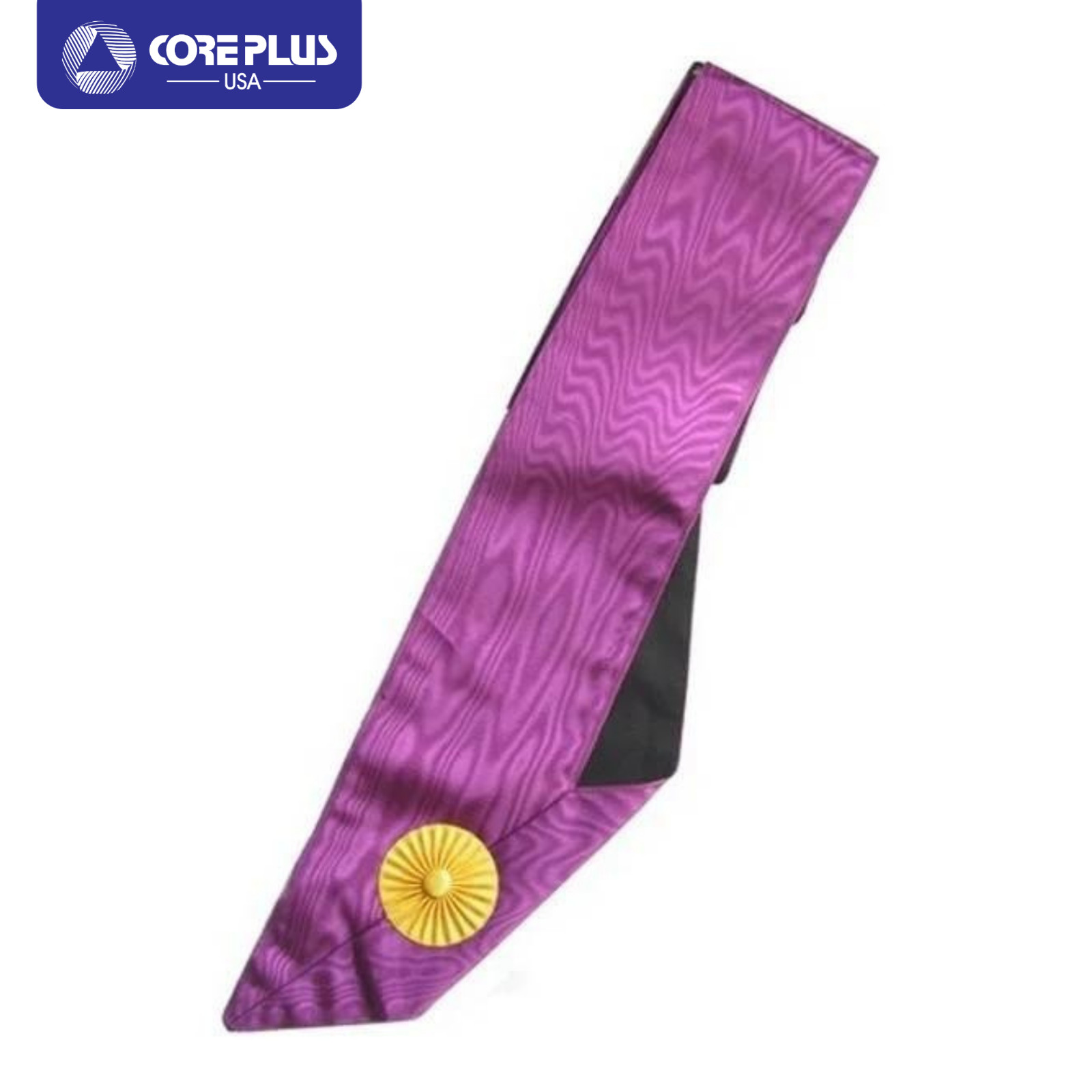Masonic 20 Years Memphis Misraim French Regulation Collar Purple Moire