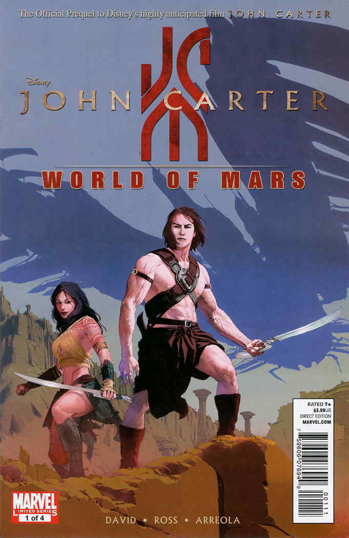 John Carter: The World of Mars #1 VF/NM; Marvel | Movie Prequel Peter David - we