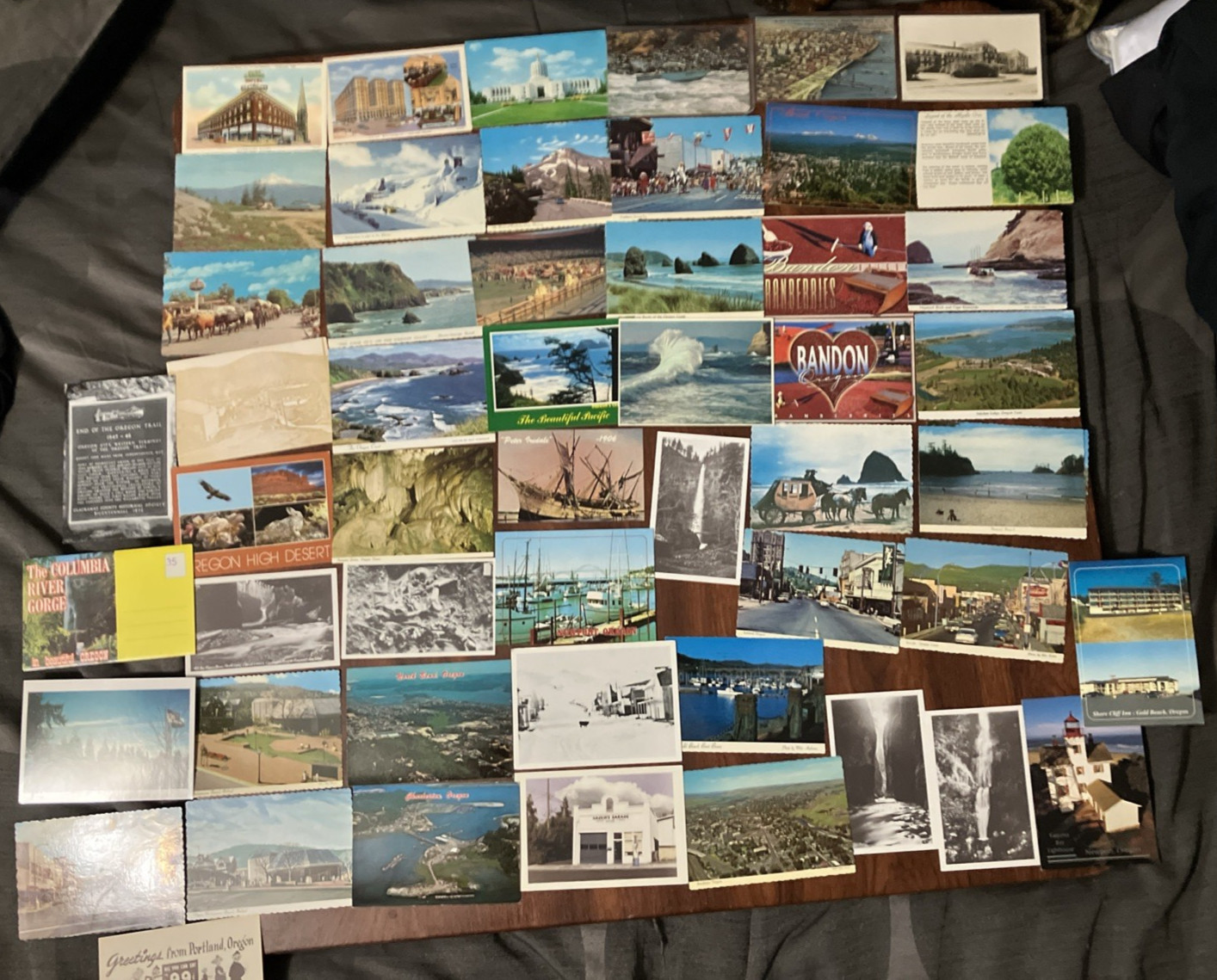 Vintage Oregon Postcards Lot of 100+ Has RPPC\'s -has postmarked 1907-1920\'s (J)