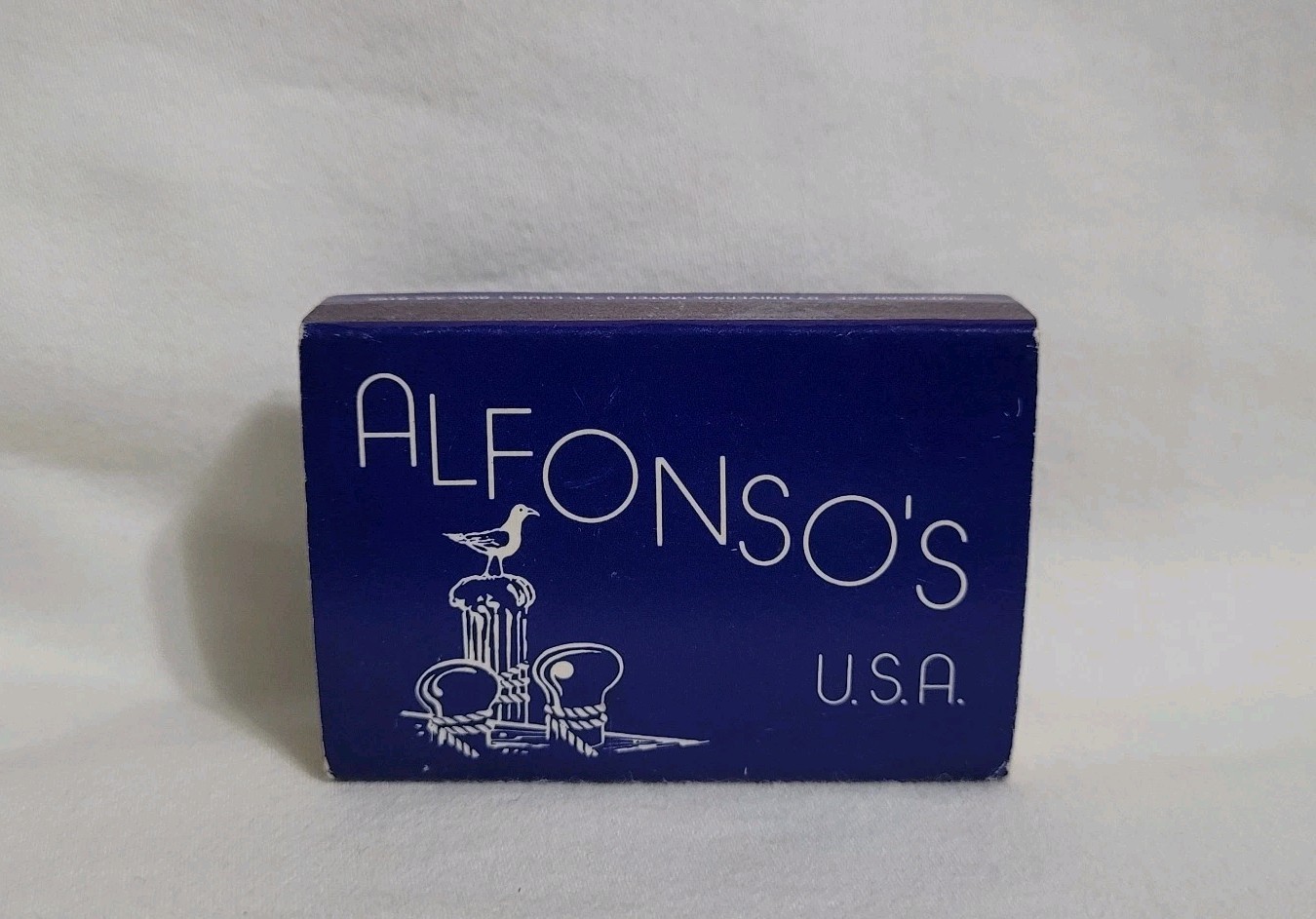 Vintage Alfonso\'s Restaurant Matchbox Hillside NJ Matchbook Advertising Matches