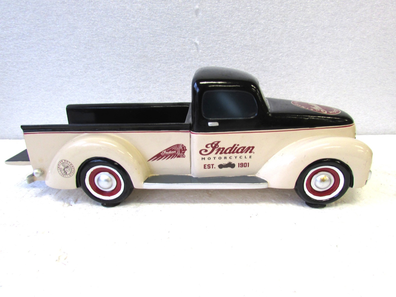 Classic Cruisers 1948 Indian Motorcycle Pickup Truck Sculpture Limited Edition
