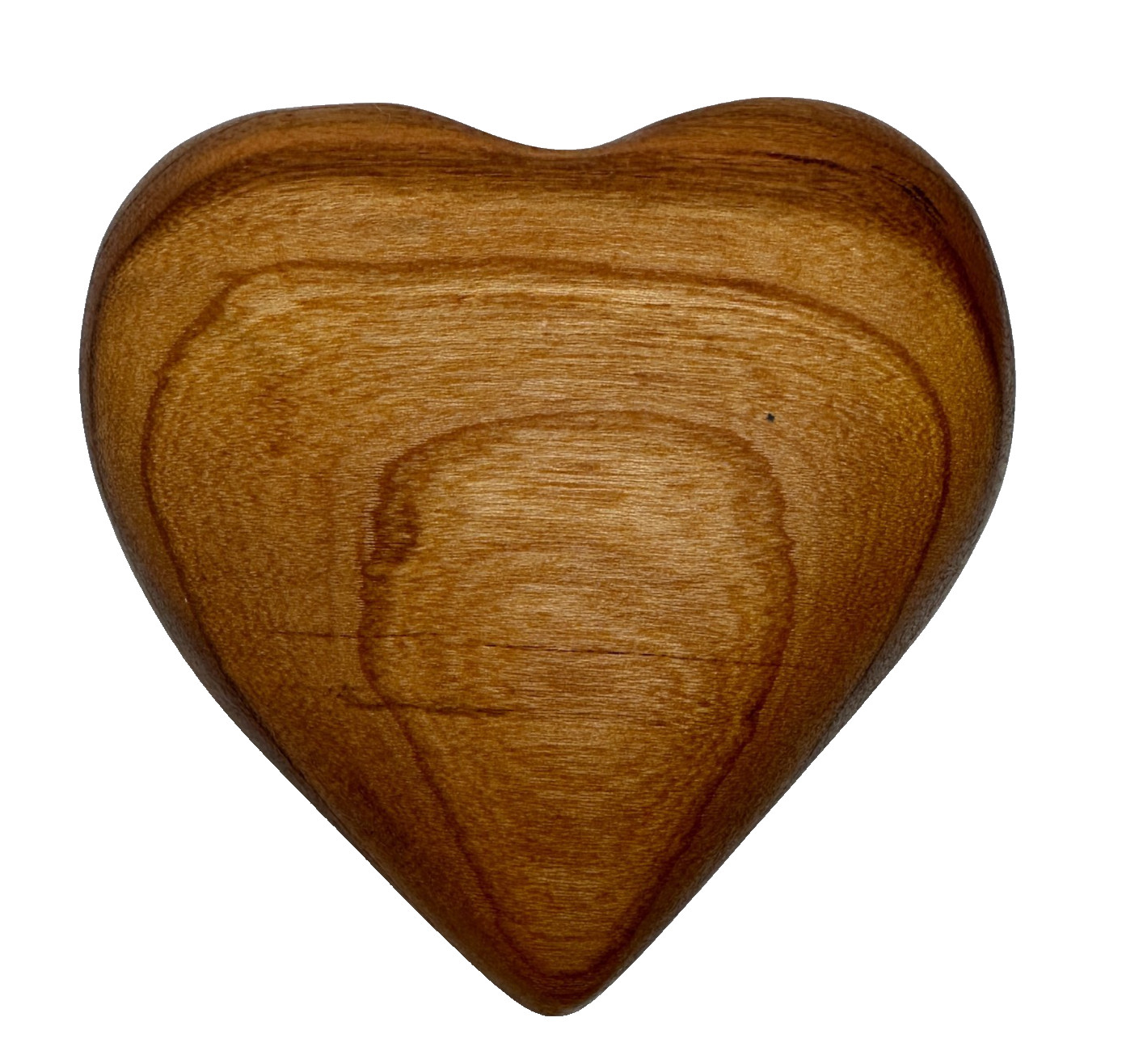 Vintage Wood Heart 4 Inch Paperweight MCM Vintage Wood Heart 4 Inch Paperweight MCM