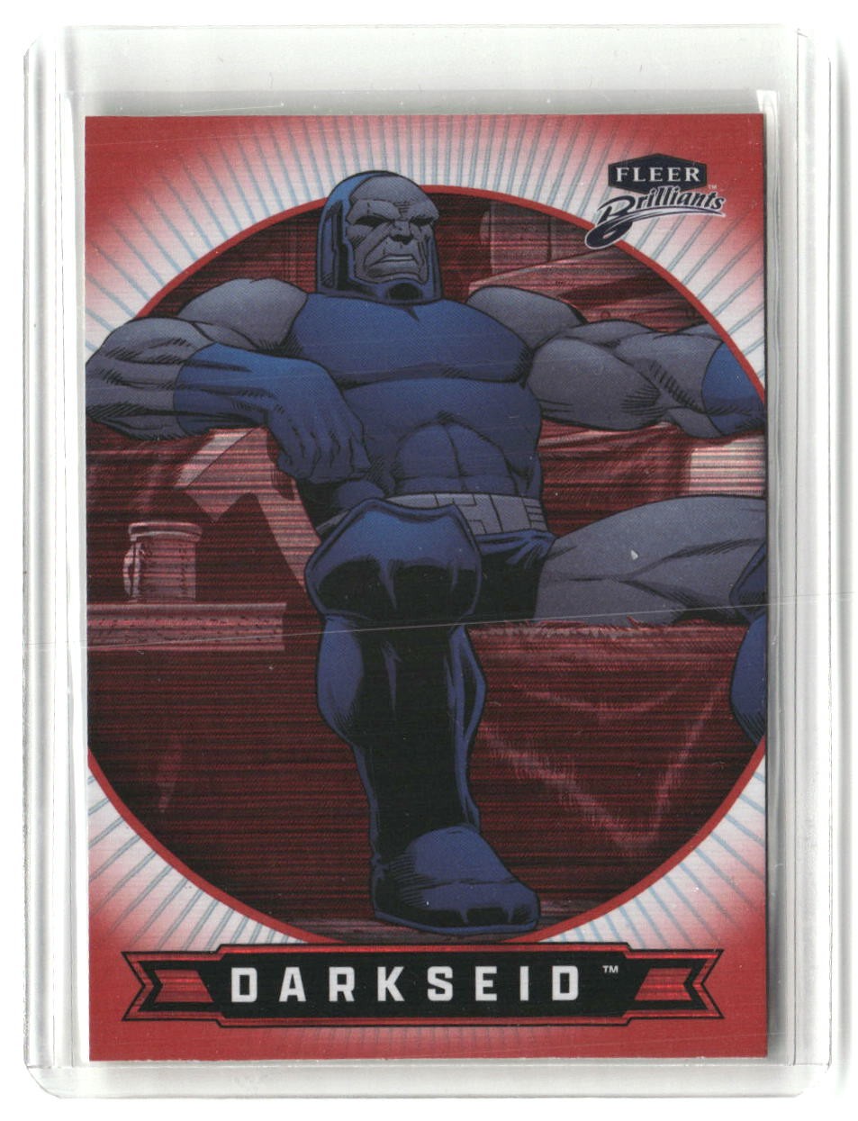Darkseid 2025 Fleer Brilliants Superman Red Heat Vision