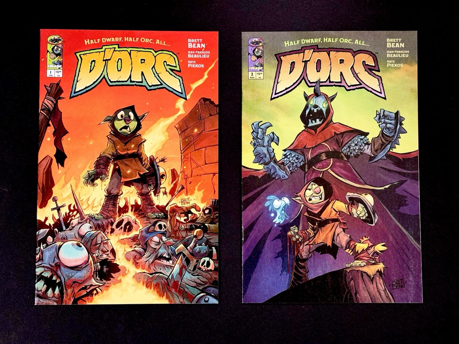 2026 Image Comics D’ORC #1 thru #8 * Cover A * 1st Print NM+ * Brett Bean * DORC