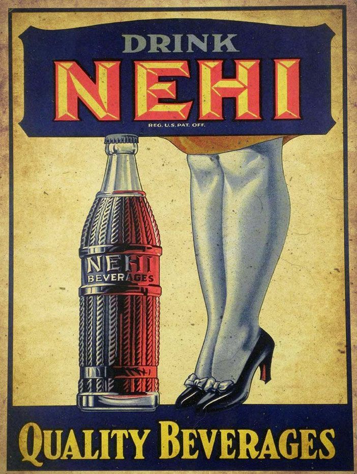 DRINK NEHI QUALITY BEVERAGES NICE LEGS HEELS 16\