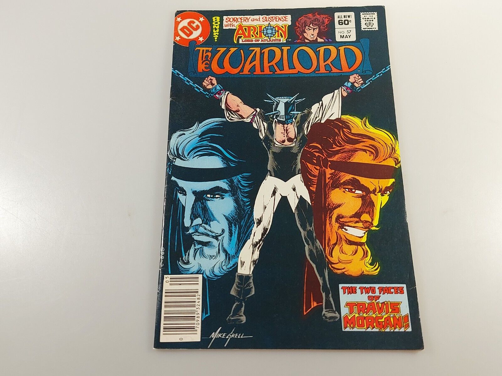 1982 DC The WARLORD #57 (1976 1st Series) Mike Grell w Extra  ATLANTIS 