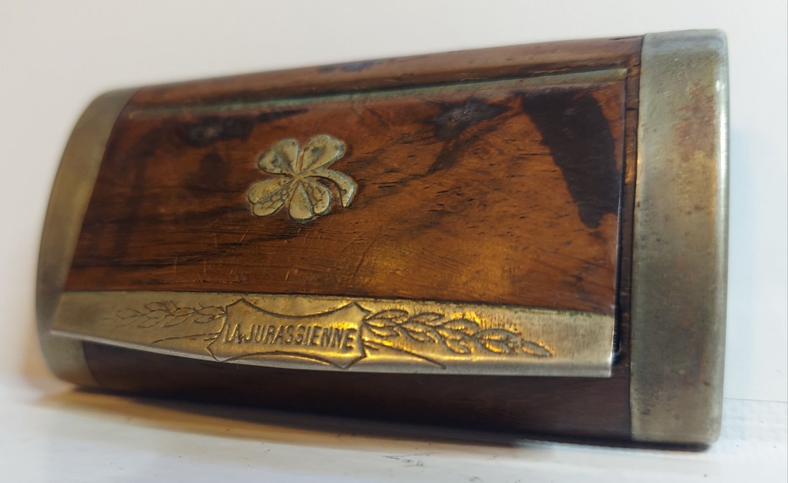 Antique French La Jurassienne Snuff Box 