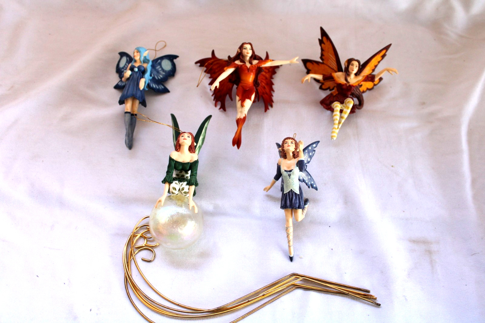 Lot 5 Vintage Amy Brown Fairy Divas Ornaments Retired 2002 Add An Accent Fantasy Lot 5 Vintage Amy Brown Fairy Divas Ornaments Retired 2002 Add An Accent Fantasy