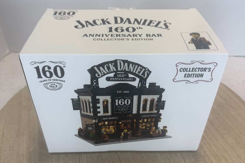 Jack Daniels 160th Anniversary Bar Building Block Set Collectors Edition New