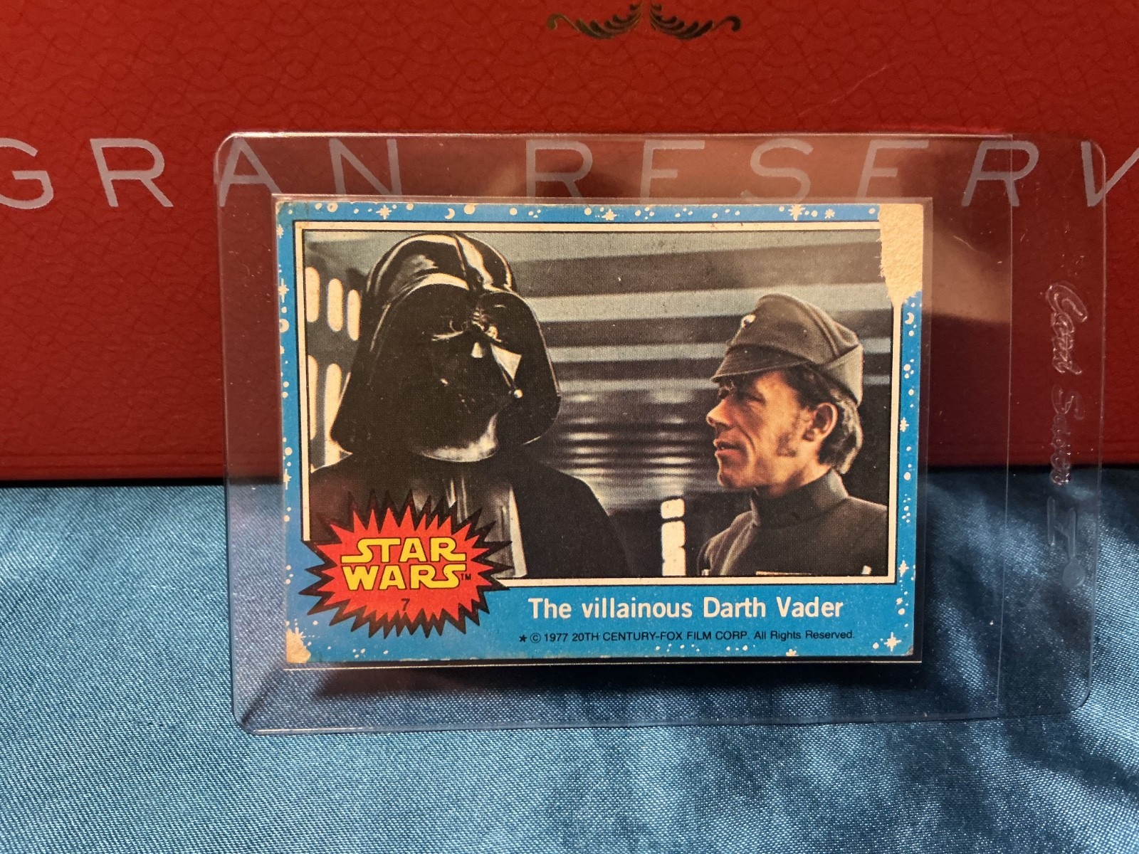 ULTRA RARE 1977 Star Wars Allens & Regina NZ Darth Vader #7 rarer ++ Scanlens