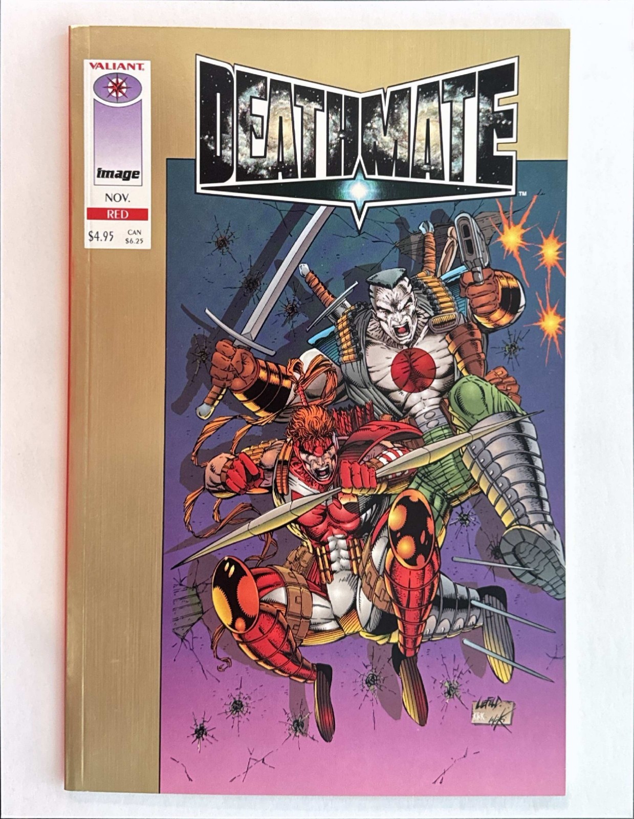 DeathMate #Red * Gold Foil * NM+ 9.6 *  on 2 or more items