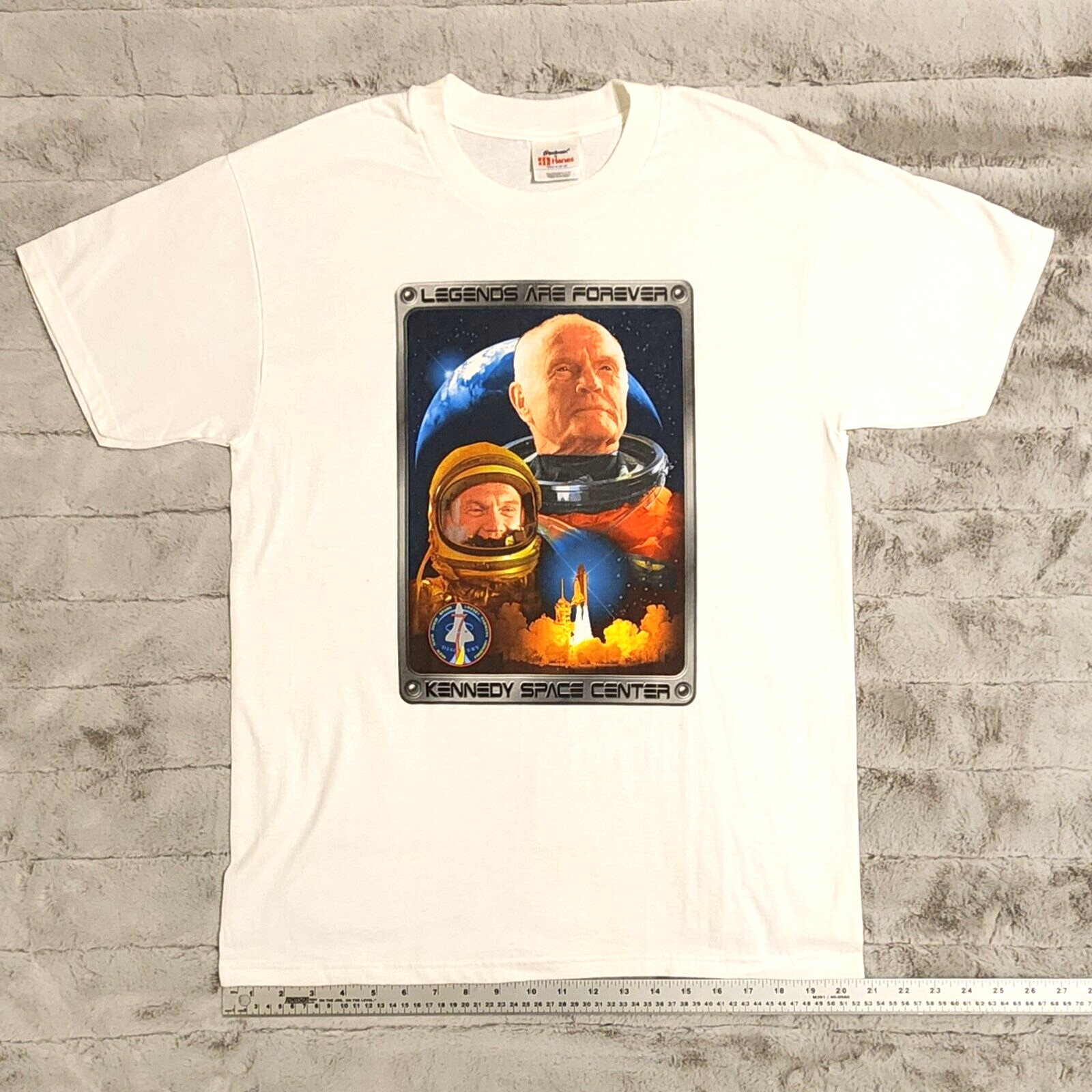 MINT NWOT Vintage 1998 Discovery 7 John Glenn Commemorative NASA TShirt PLZ READ