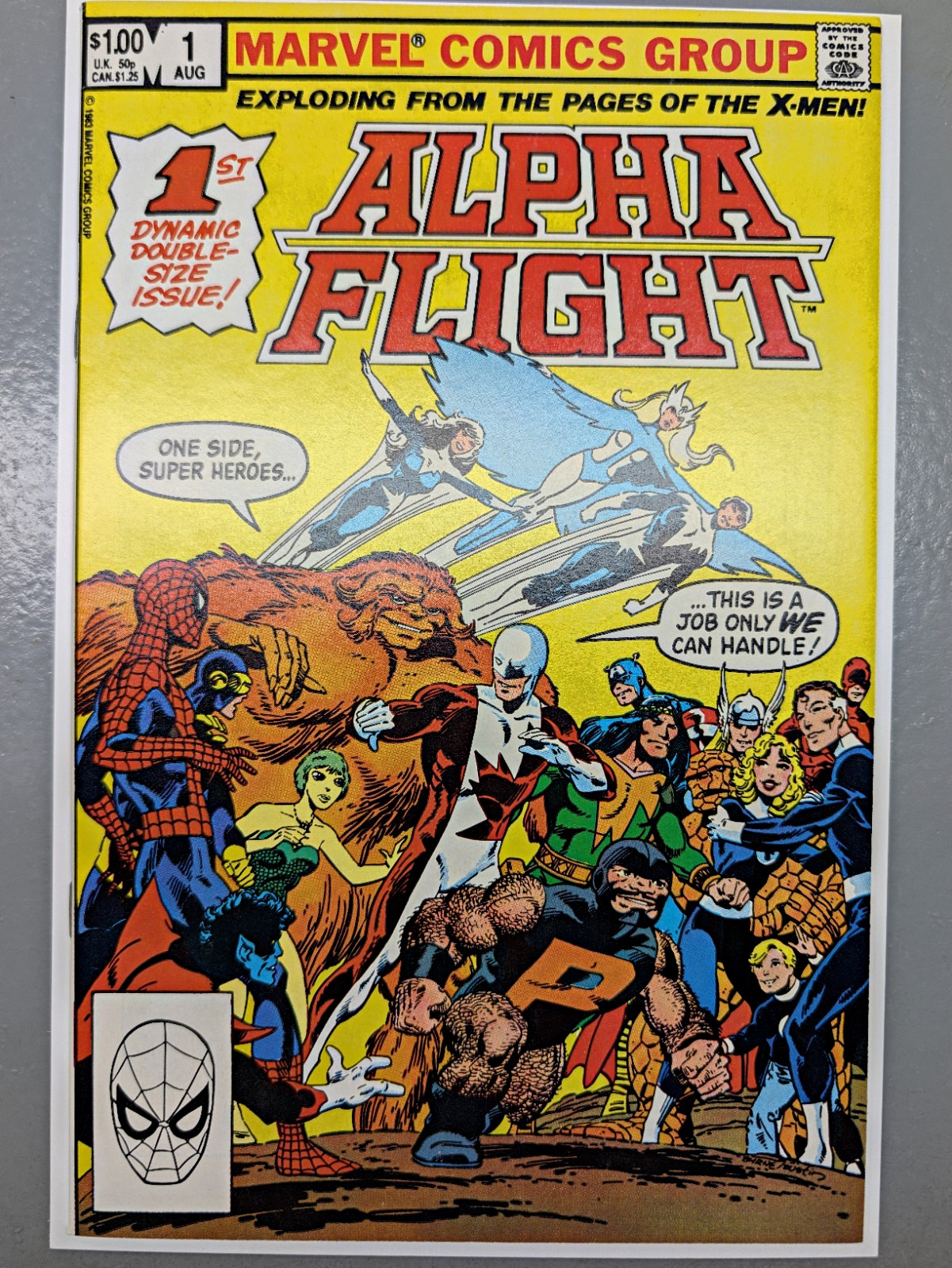 Alpha Flight #1 (1983) John Byrne Signed 9.4-9.6 Original Owner Hi-Res Pics