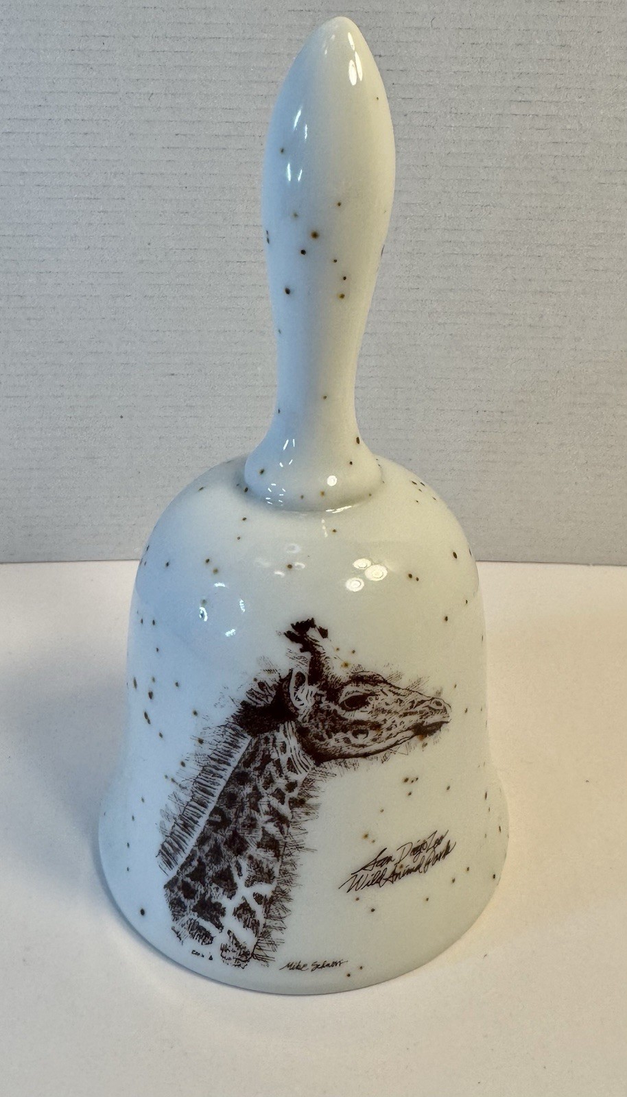 San Diego California Souvenir Bell Hand Painted By Mike Schnoor