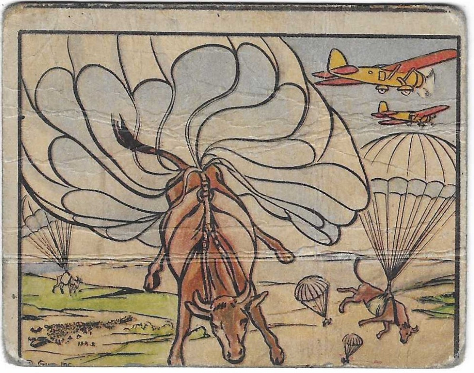 1938 GUM INC. HORRORS OF WAR #144 \