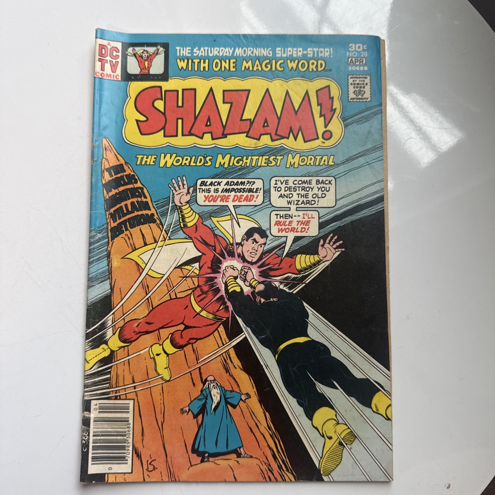 Shazam #28 DC 1977 Black Adam's 1st Modern Appearance