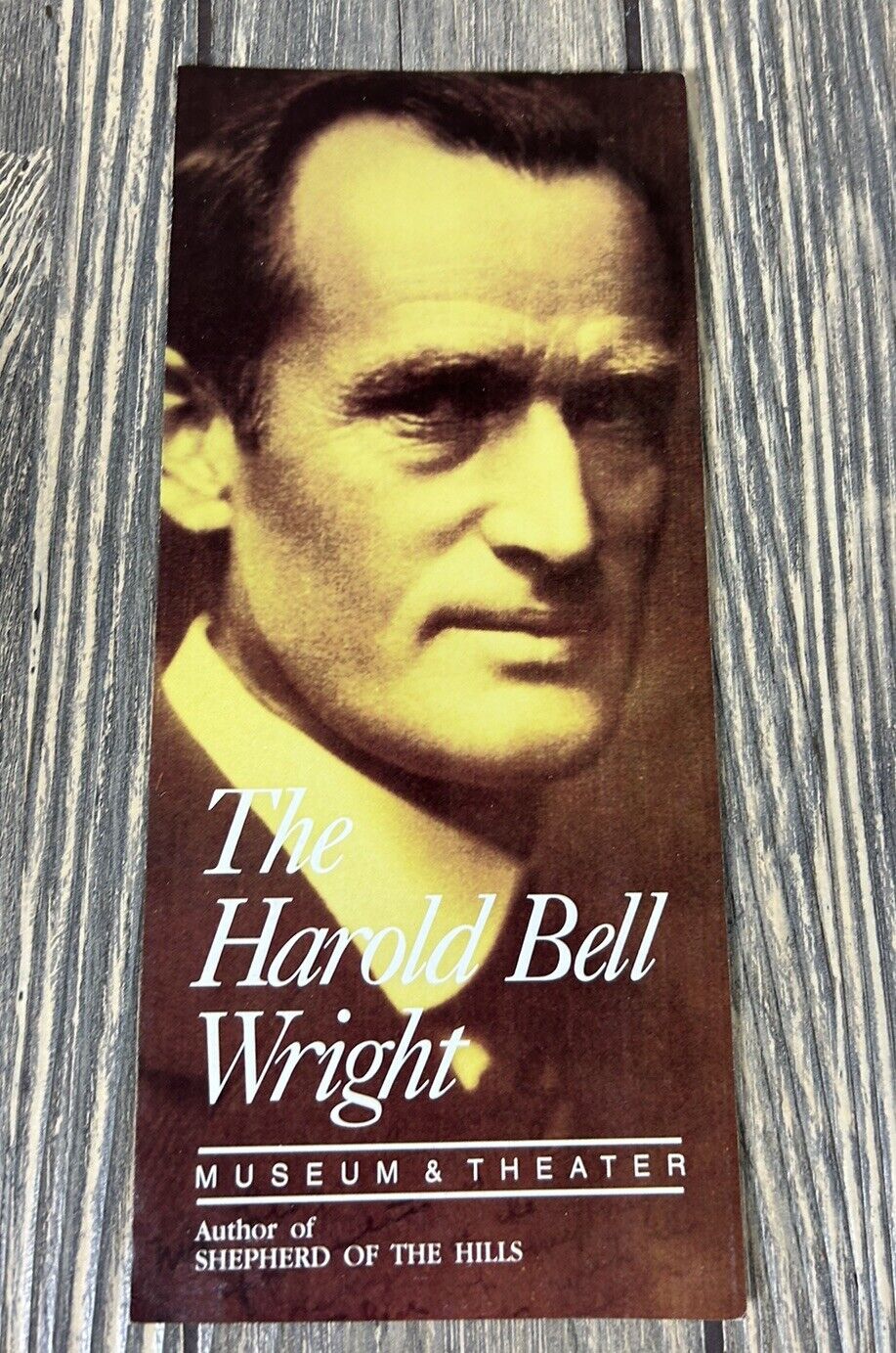 Vintage Harold Bell Wright Museum And Theatre Brochure Pamphlet Souvenir 
