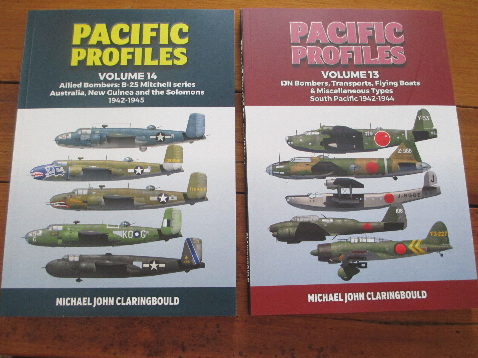 Pacific Profiles Volume 13 & 14 - JAPAN Bombers Flying Boats B25 Mitchell Bomber
