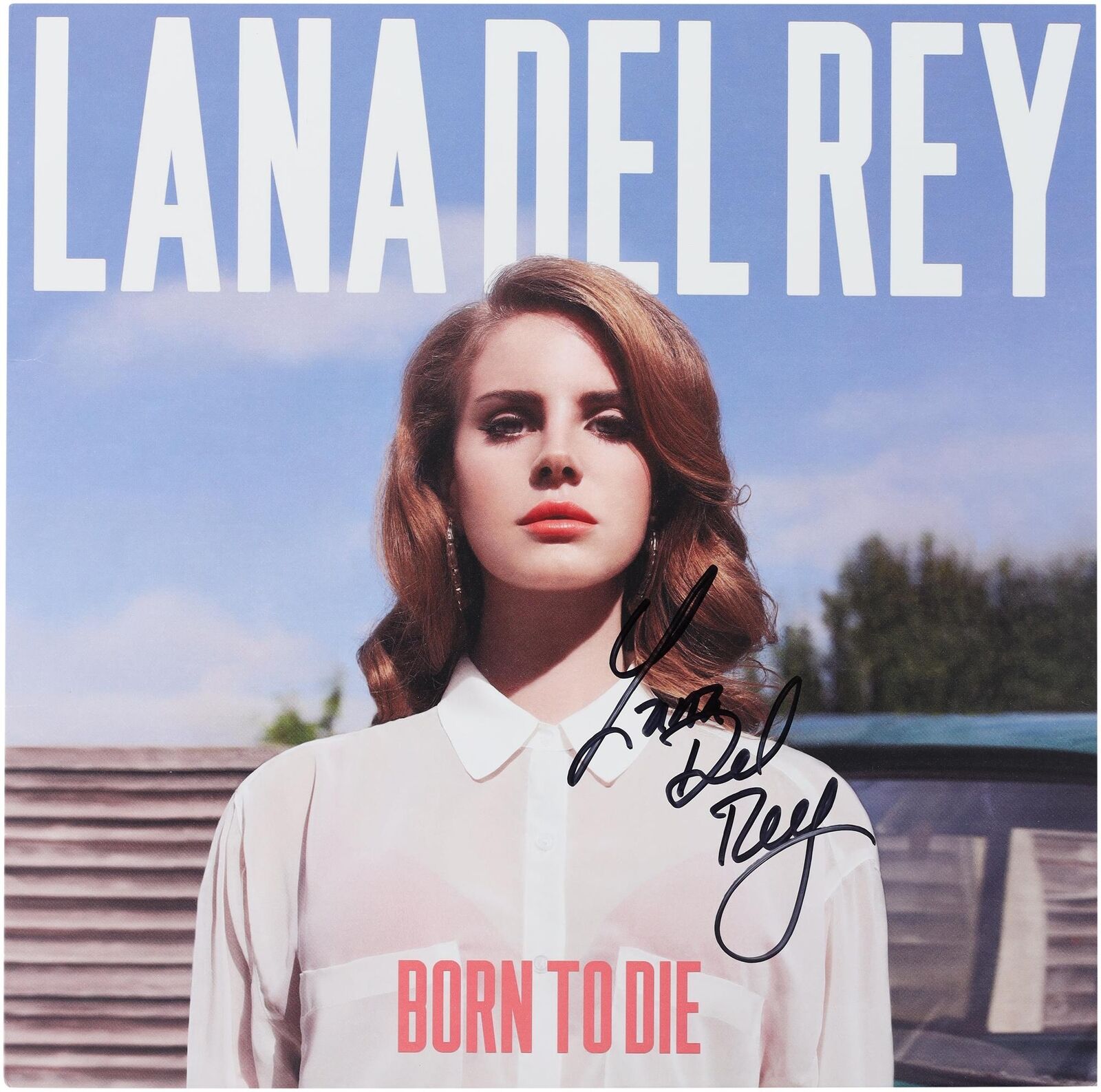 Lana Del Rey Born to Die Autographed Album Signed in Black Ink BAS