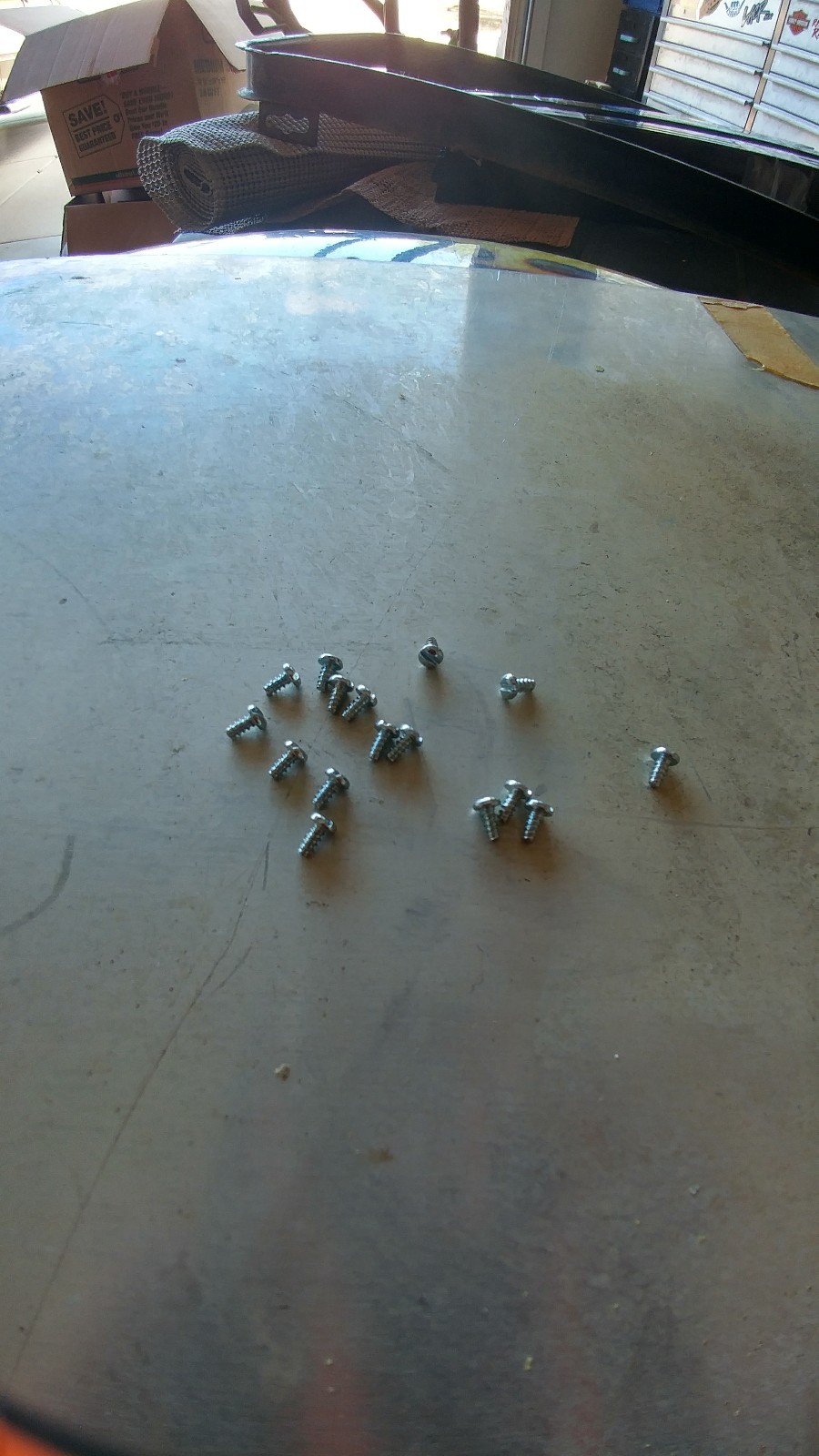 16 ea. Schwinn head badge screws. That's 8 sets. Best price period. $12.00